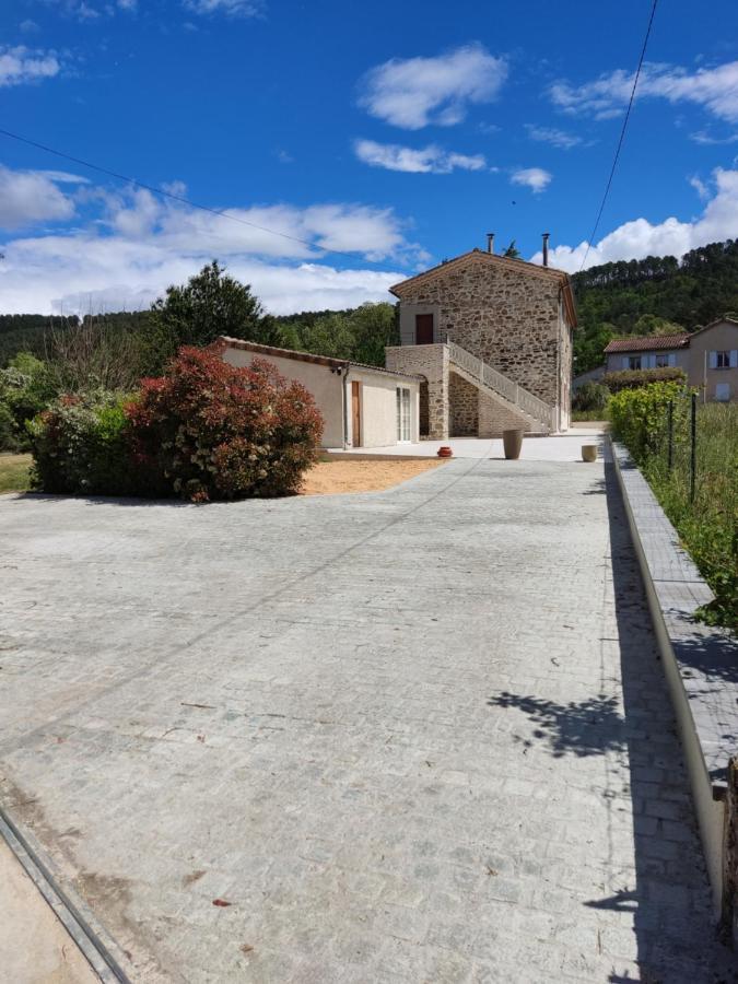 Ardeche Chambres D Hotes Pres De Vallon Pont D Arc 그로스피에르 외부 사진